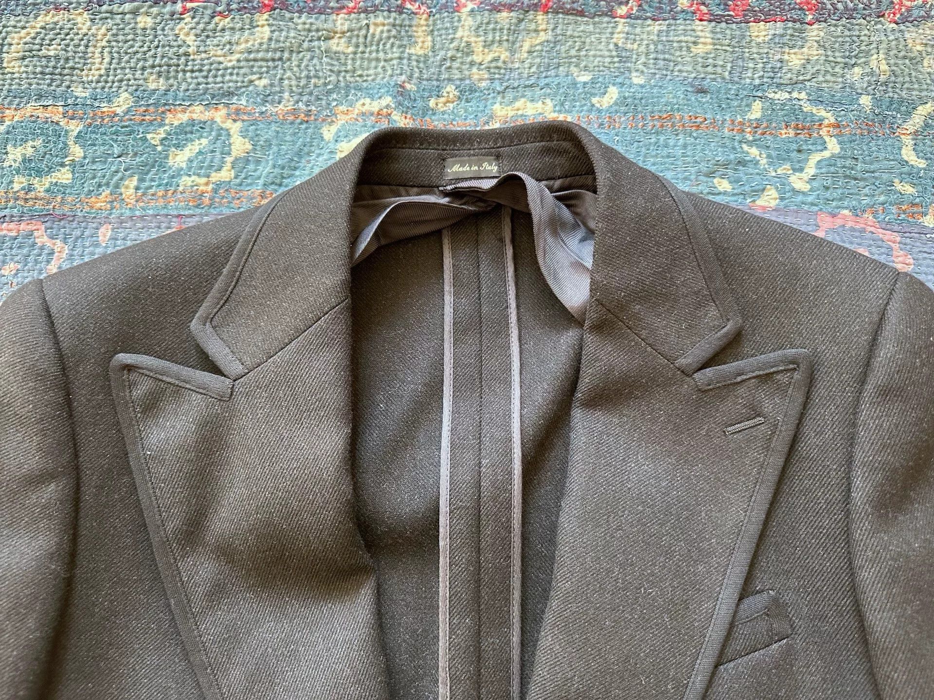 RRL Ralph Lauren RRL Peak Lapel Single-Breasted Wool Blazer Size US XS / EU 42 / 0 - 3 Thumbnail