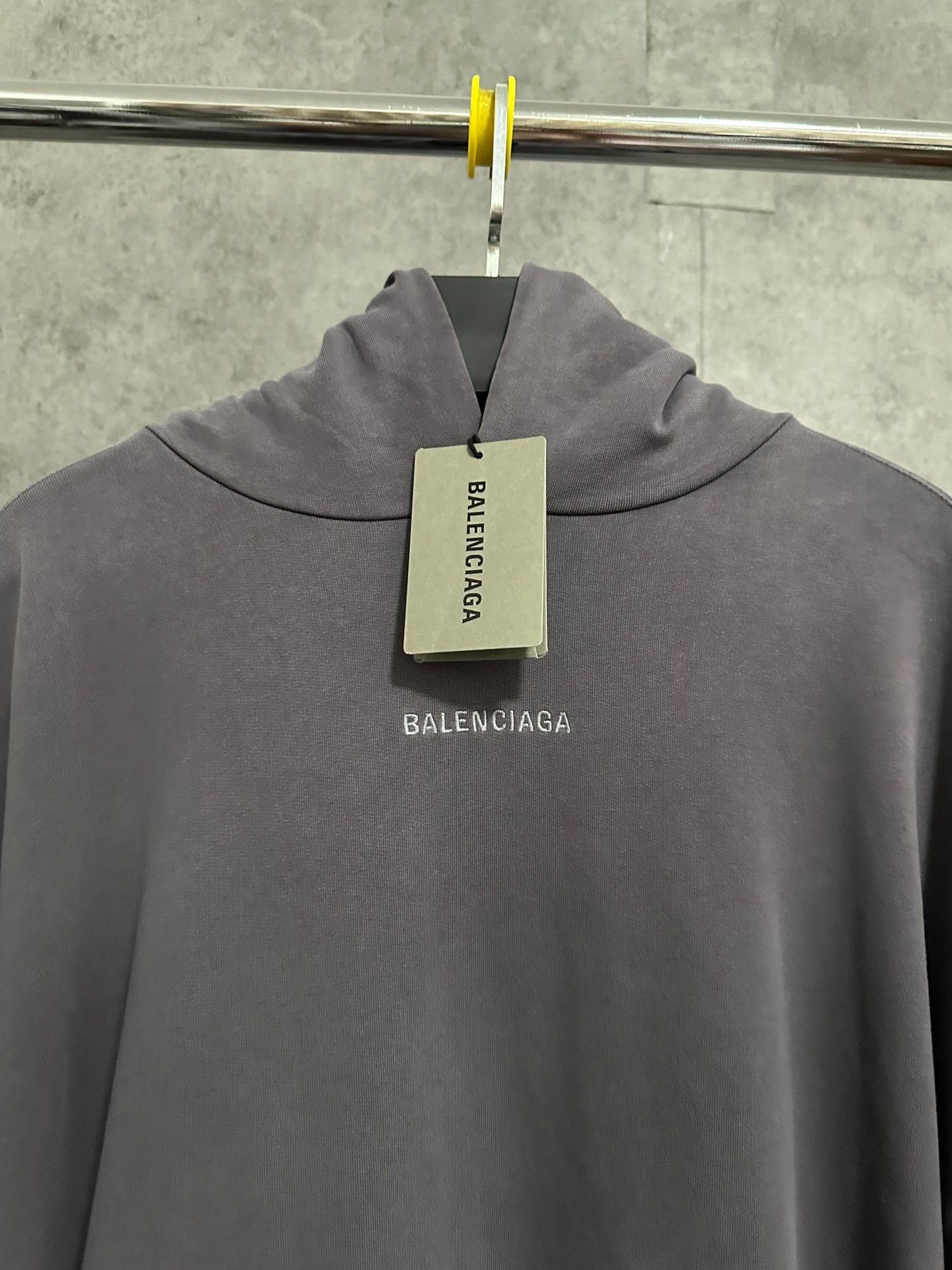 Balenciaga Balenciaga Purple Embroidered Logo Hoodie Size US S / EU 44-46 / 1 - 2 Thumbnail