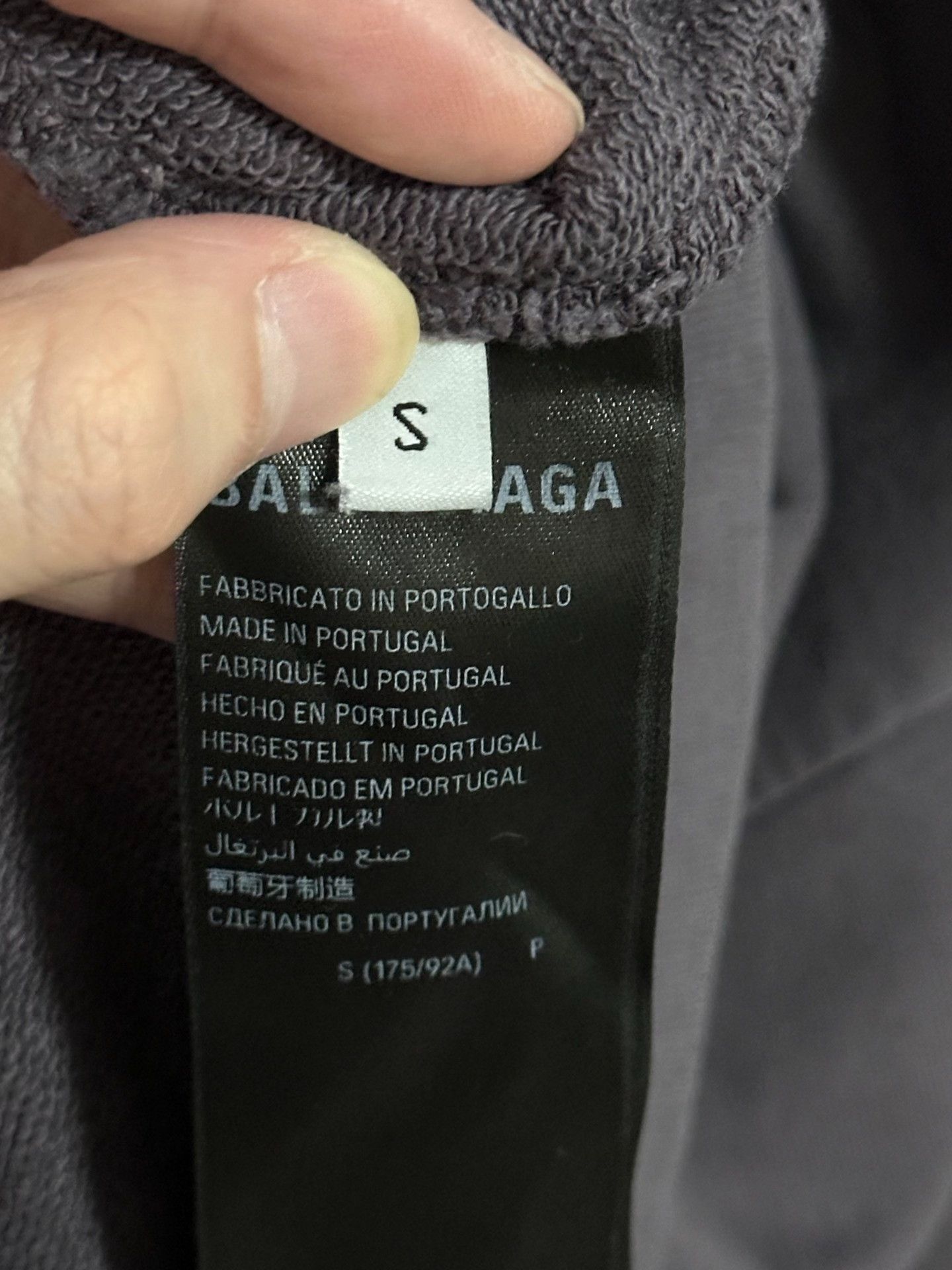 Balenciaga Balenciaga Purple Embroidered Logo Hoodie Size US S / EU 44-46 / 1 - 3 Thumbnail
