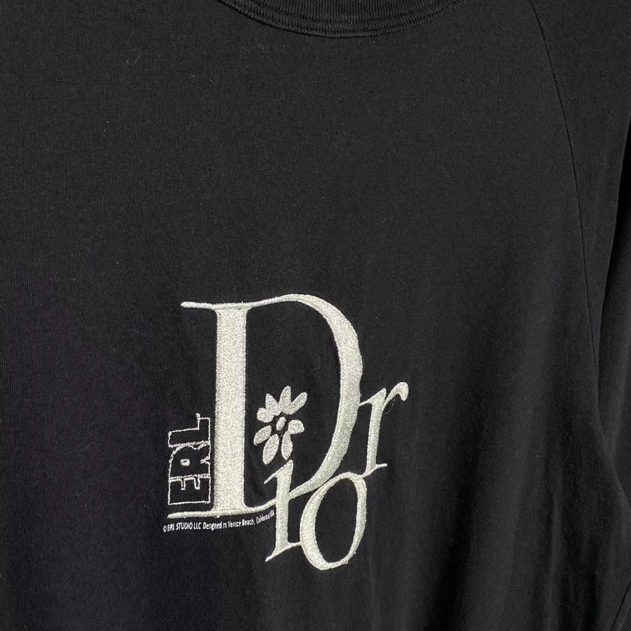 Dior DIOR x Erl Silver Logo Long-Sleeve Tee Size US S / EU 44-46 / 1 - 7 Thumbnail