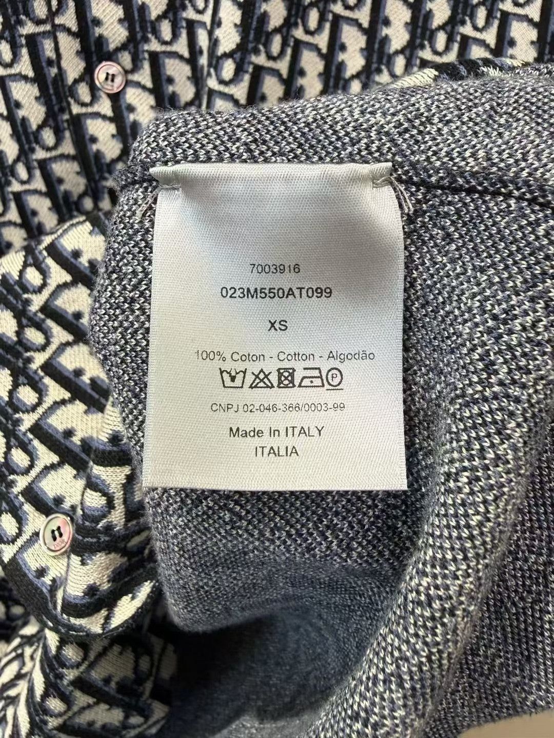 Dior DIOR Black White Monogram Logo Shirt Size XS / US 0-2 / IT 36-38 - 3 Thumbnail