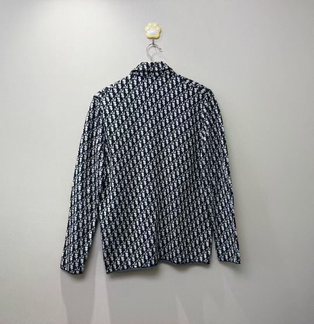 Dior DIOR Black White Monogram Logo Shirt Size XS / US 0-2 / IT 36-38 - 4 Thumbnail