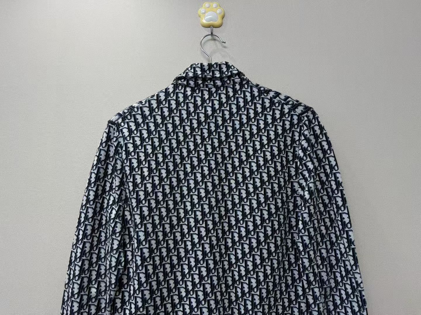 Dior DIOR Black White Monogram Logo Shirt Size XS / US 0-2 / IT 36-38 - 5 Thumbnail