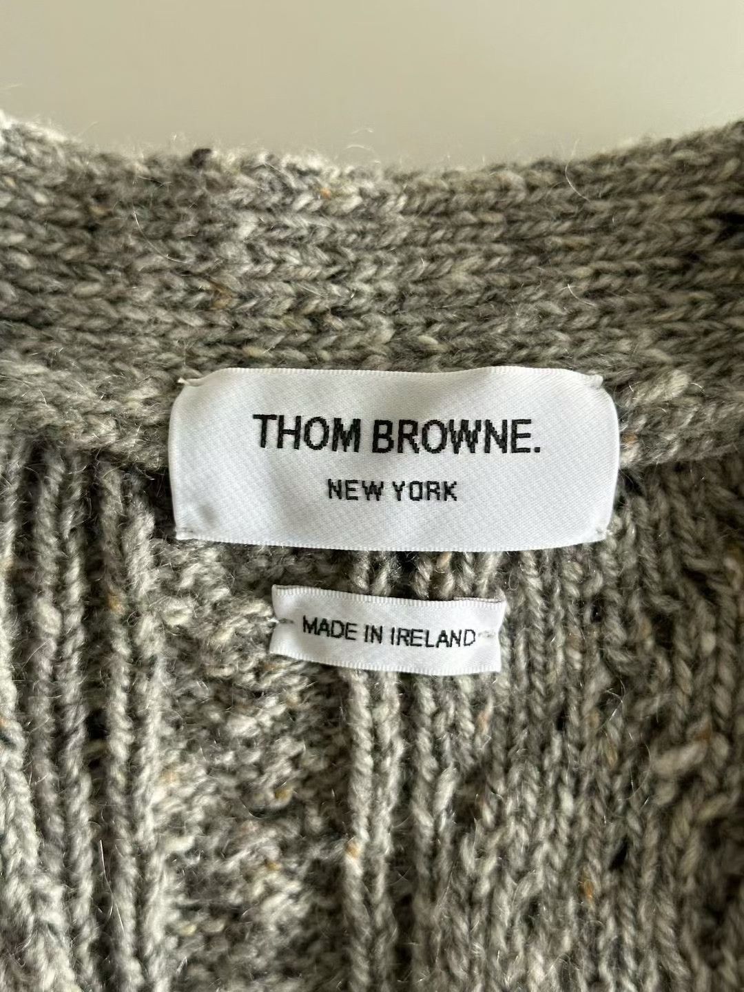 Thom Browne Thom Browne Gray Wool Cardigan Size US S / EU 44-46 / 1 - 3 Thumbnail