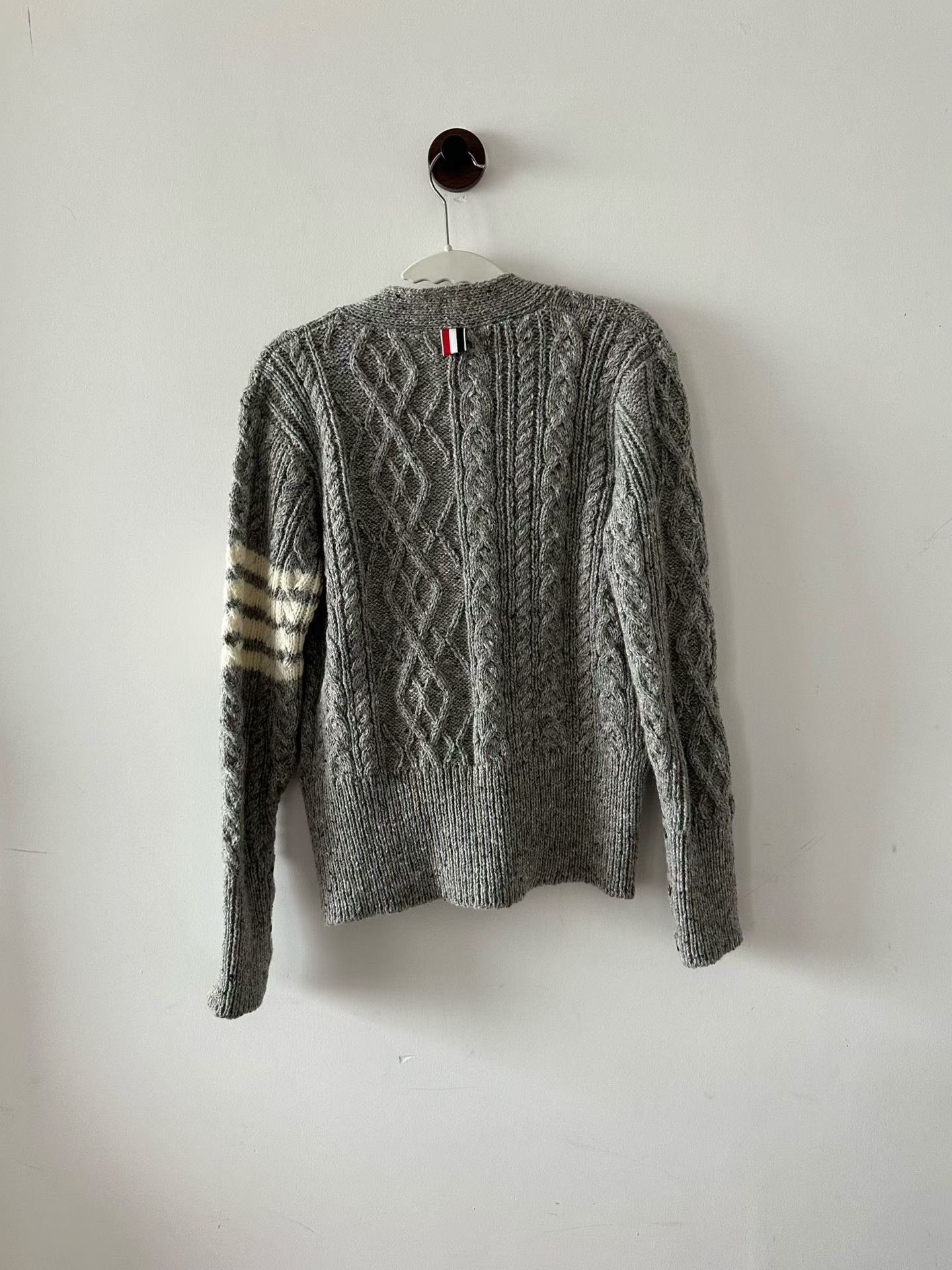 Thom Browne Thom Browne Gray Wool Cardigan Size US S / EU 44-46 / 1 - 2 Thumbnail