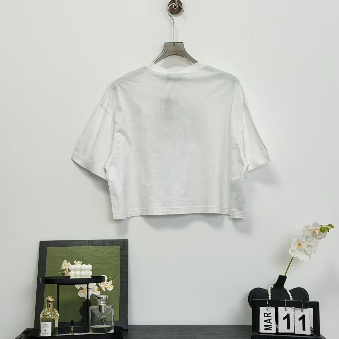 Miu Miu Miu Miu Logo Short Sleeve Top Size M / US 6-8 / IT 42-44 - 4 Thumbnail