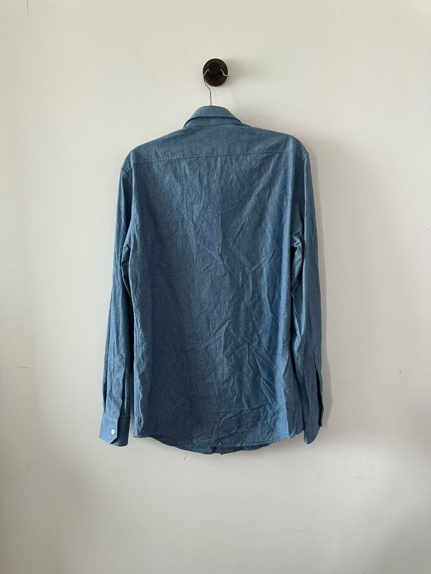 Celine Celine Triumphal Arch Denim Shirt Size S / US 4 / IT 40 - 2 Thumbnail