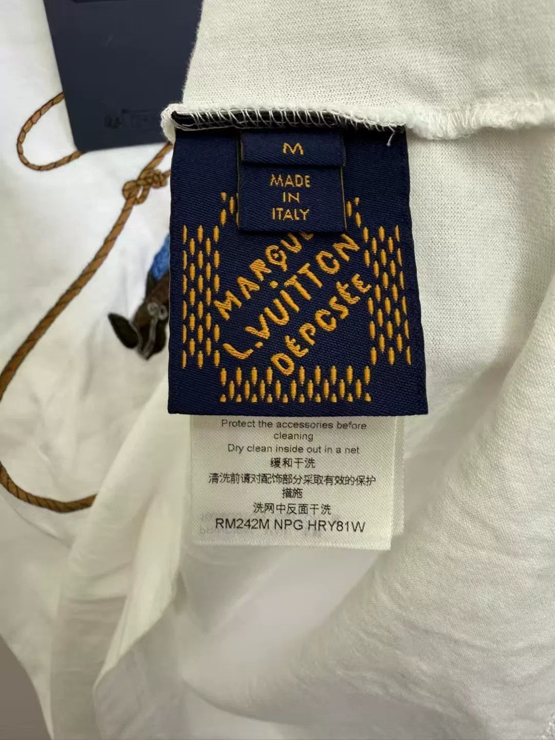 Louis Vuitton Louis Vuitton White Western Cowboy Embroidered Tee Size US M / EU 48-50 / 2 - 3 Thumbnail