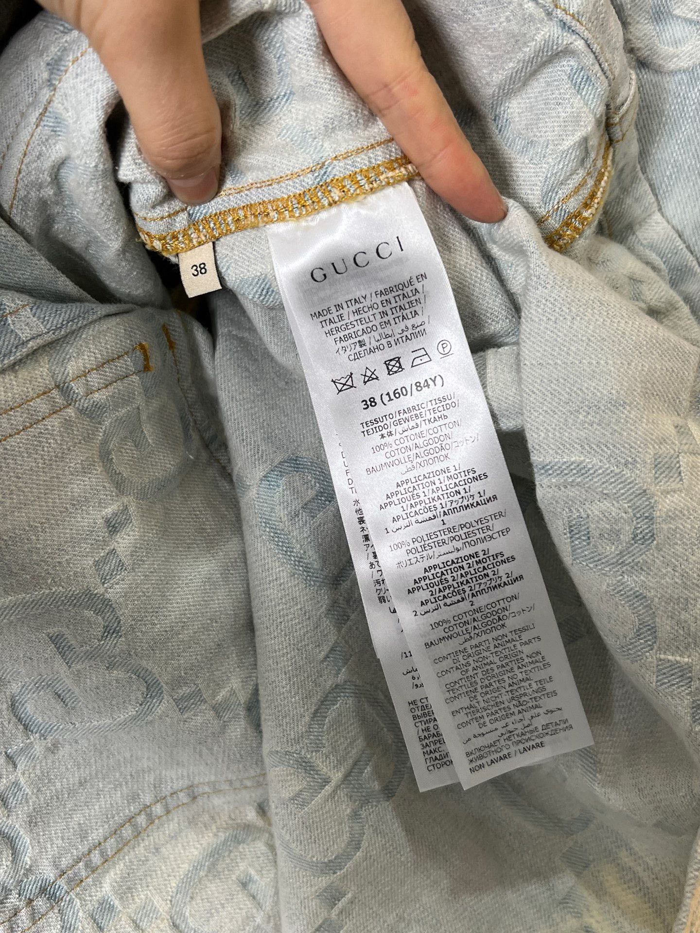 Gucci Gucci Denim Shirt Size US M / EU 48-50 / 2 - 4 Thumbnail