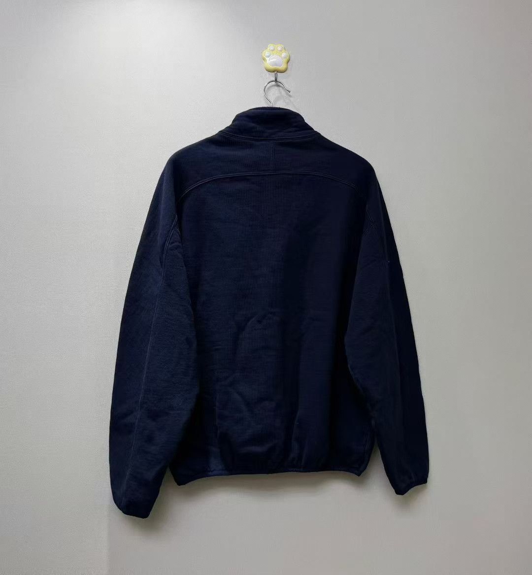 Dior DIOR Navy Blue Embroidered 47 Letter Half-Zip Sweatshirt Size US L / EU 52-54 / 3 - 4 Thumbnail