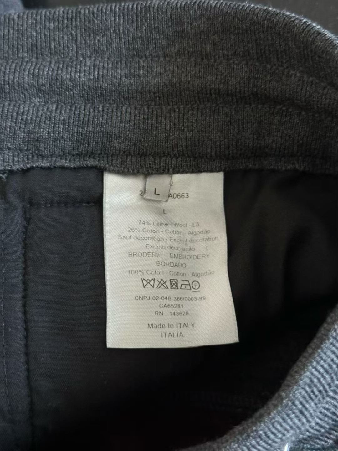 Dior Dior Wool Slogan Trousers Size US 29 - 4 Thumbnail