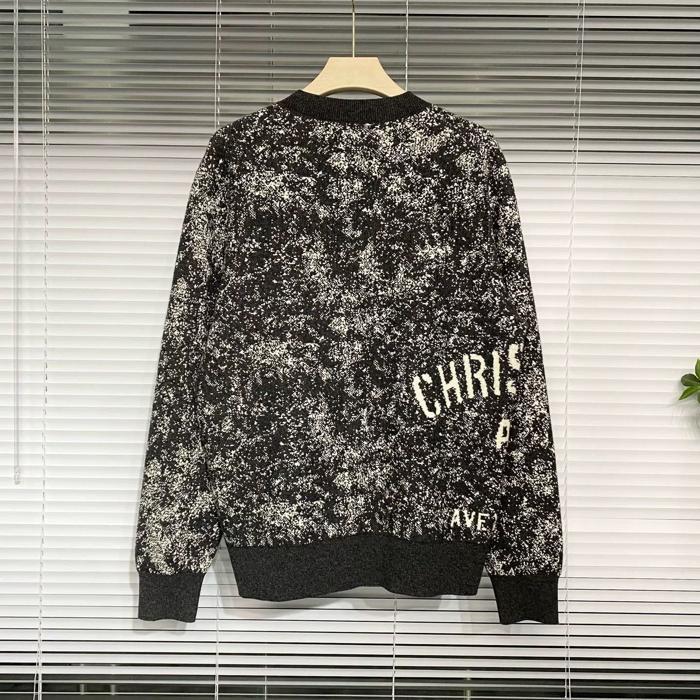 Dior Dior Knit Sweater Snowflake Print Logo Size US L / EU 52-54 / 3 - 2 Thumbnail