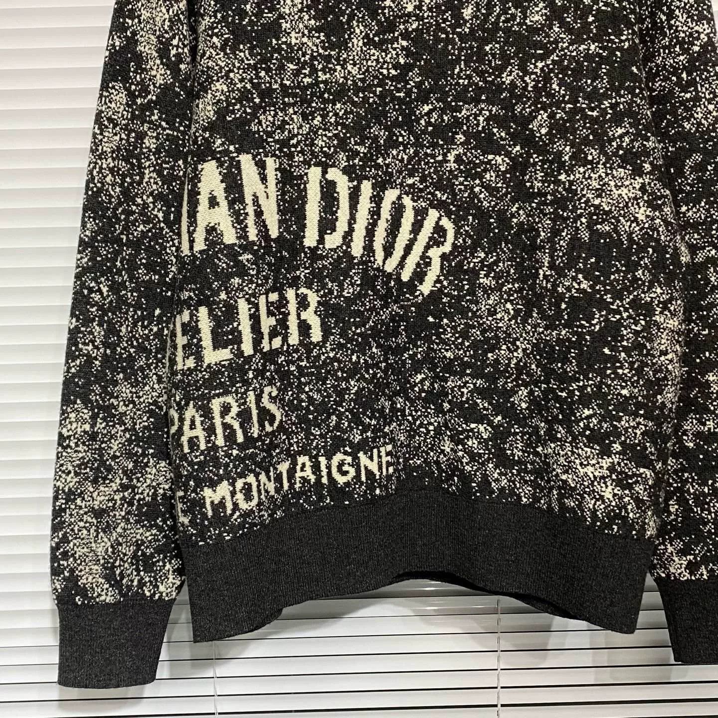 Dior Dior Knit Sweater Snowflake Print Logo Size US L / EU 52-54 / 3 - 3 Thumbnail