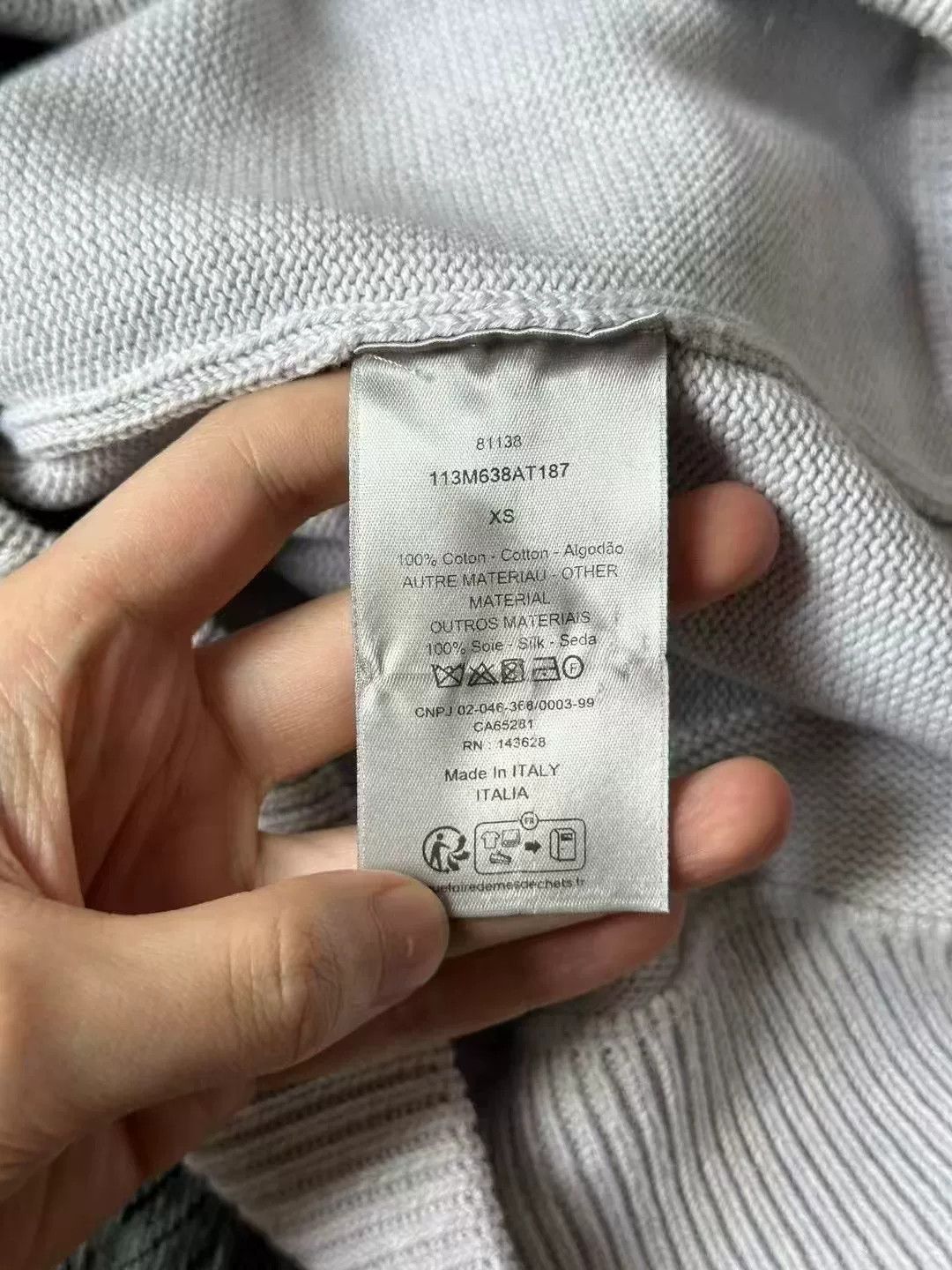 Dior Dior Side Oblique Knit Sweater Size XS / US 0-2 / IT 36-38 - 4 Thumbnail