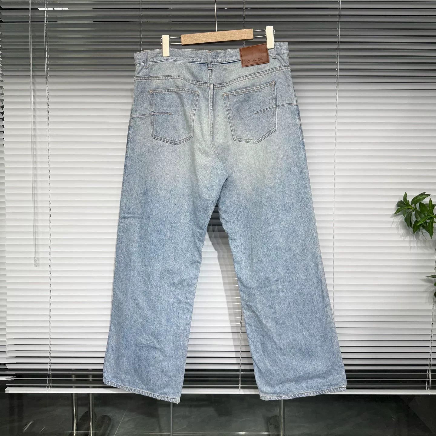 Dior Dior 2024 Slogan Embroidered Straight Jeans Size US 34 / EU 50 - 2 Thumbnail
