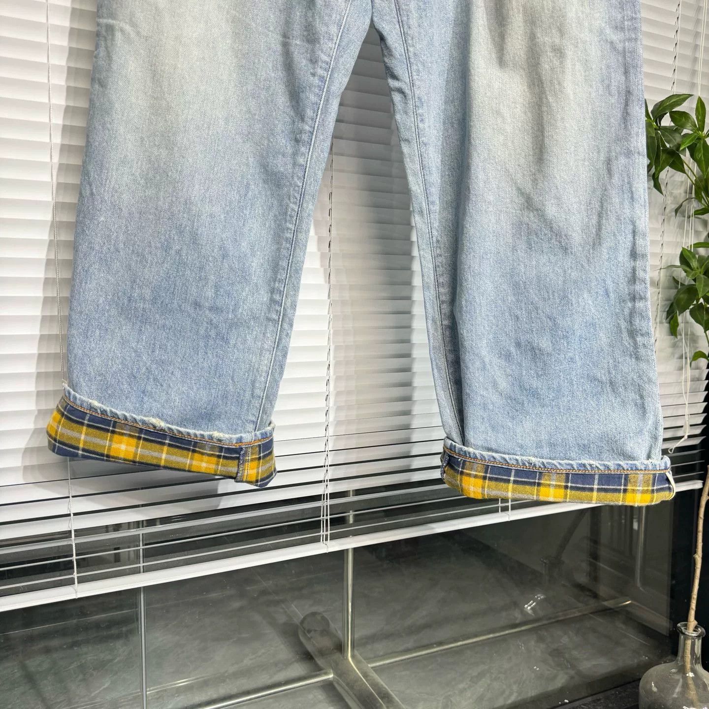 Dior Dior 2024 Slogan Embroidered Straight Jeans Size US 34 / EU 50 - 3 Thumbnail