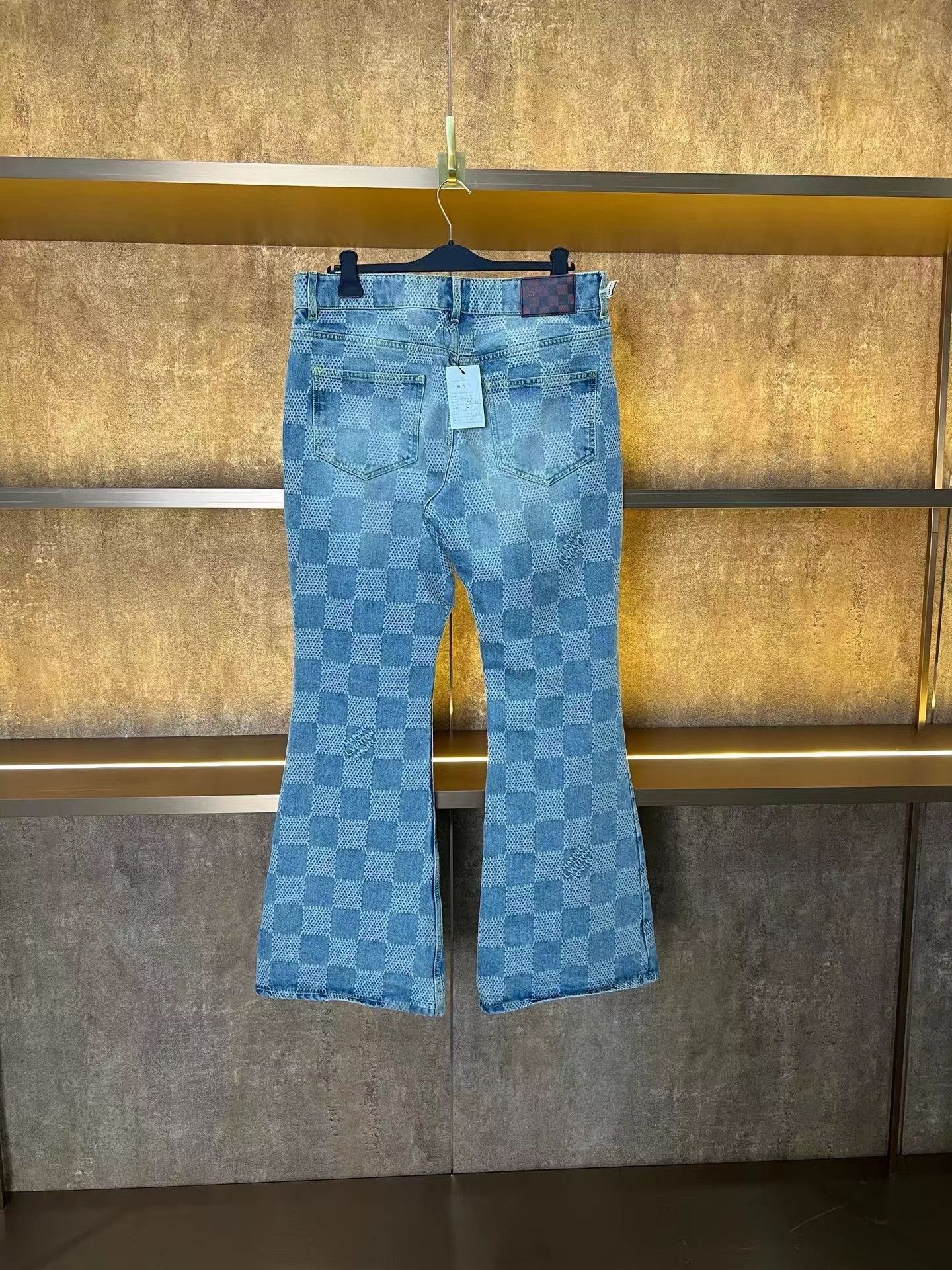 Louis Vuitton Louis Vuitton Pharrell Checkerboard Flared Jeans Size US 36 / EU 52 - 2 Thumbnail