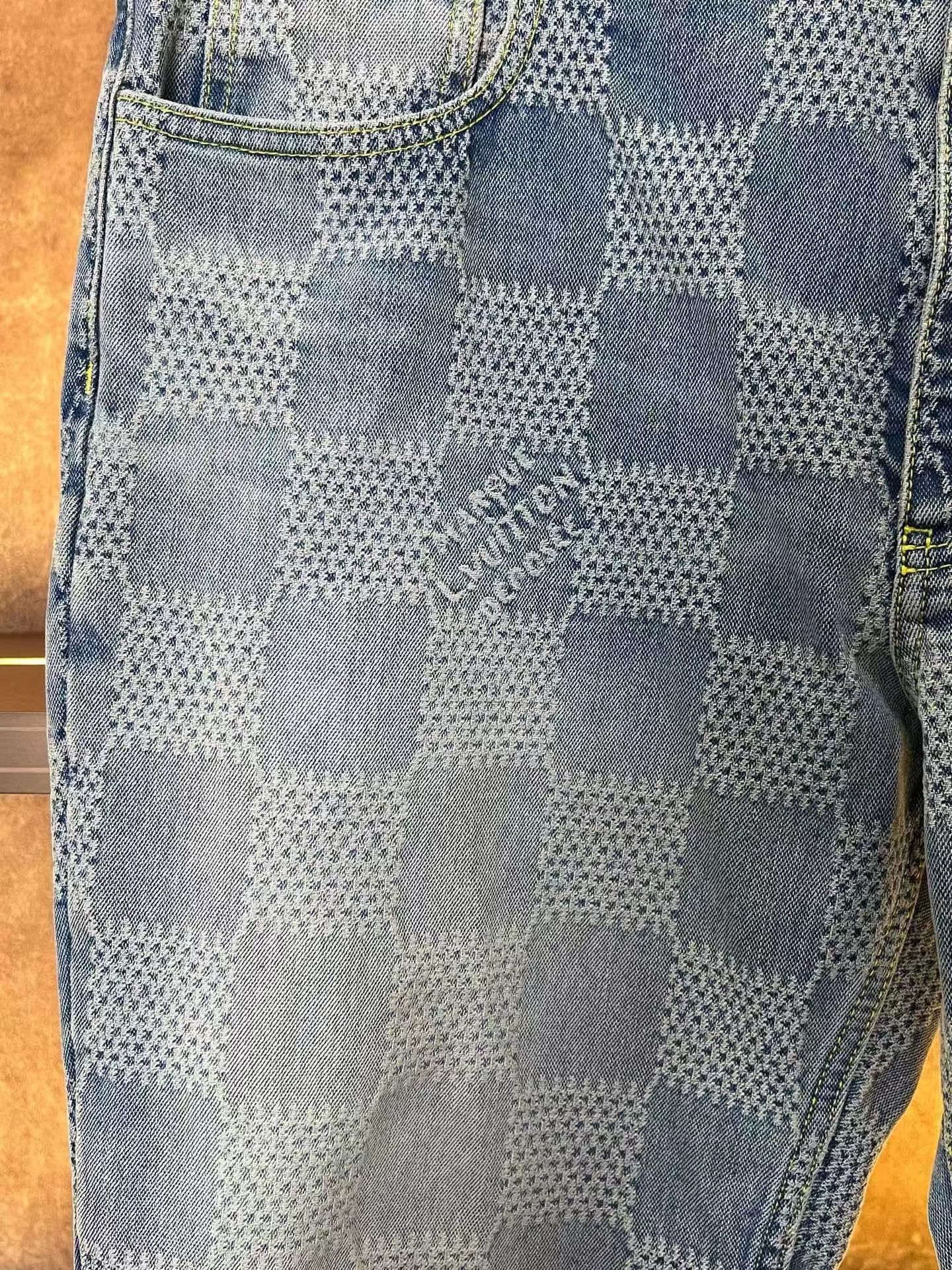 Louis Vuitton Louis Vuitton Pharrell Checkerboard Flared Jeans Size US 36 / EU 52 - 4 Thumbnail