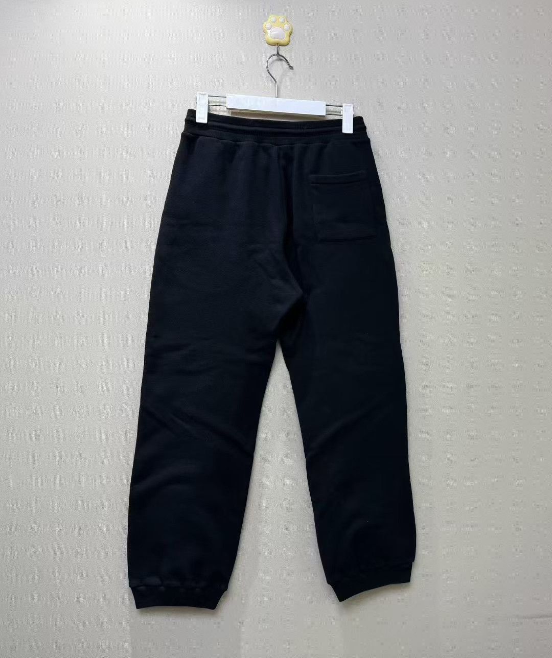 Louis Vuitton Louis Vuitton Black Embroidered Letter Trousers Size US 27 - 4 Thumbnail