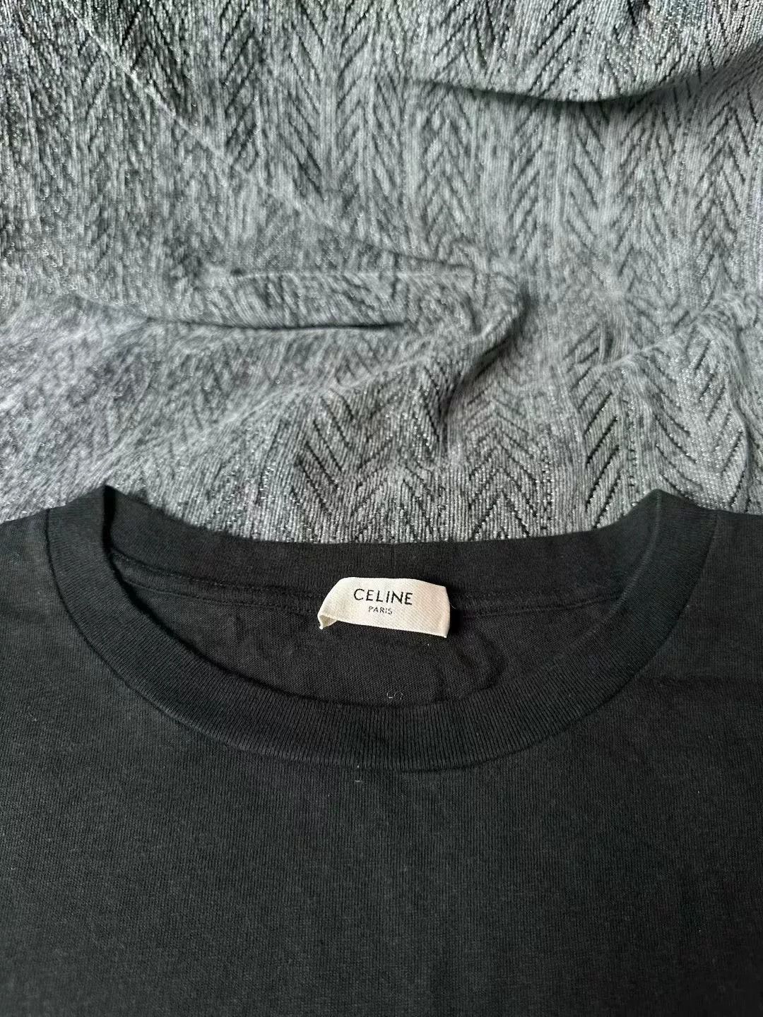 Celine Celine Black 16 Short Sleeve Size US M / EU 48-50 / 2 - 3 Thumbnail
