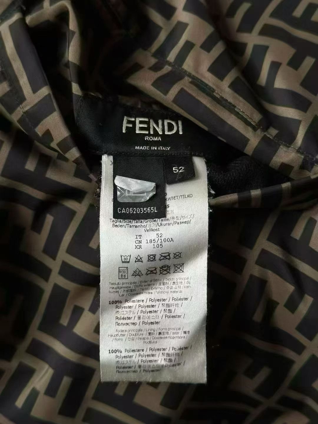 Fendi Fendi Reversible Down Vest Size US L / EU 52-54 / 3 - 4 Thumbnail
