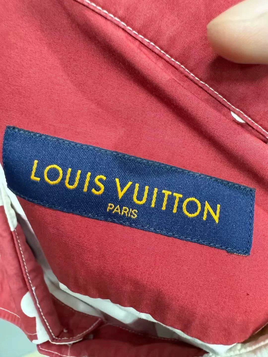 Nigo LV x Nigo Red Check Short-Sleeve Shirt Size US XL / EU 56 / 4 - 2 Thumbnail
