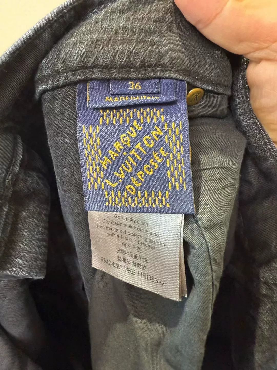 Louis Vuitton Louis Vuitton x Pharrell Logo Jeans Size US 36 / EU 52 - 3 Thumbnail