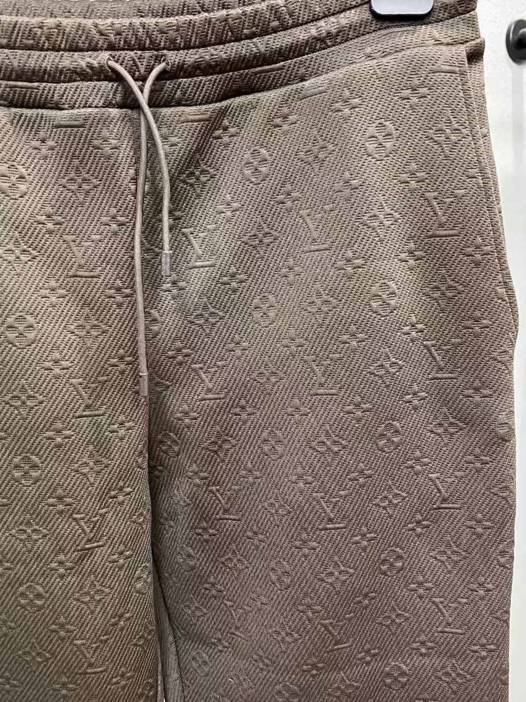 Louis Vuitton LV Brown All-Over Print Sweatpants Size US 34 / EU 50 - 4 Thumbnail