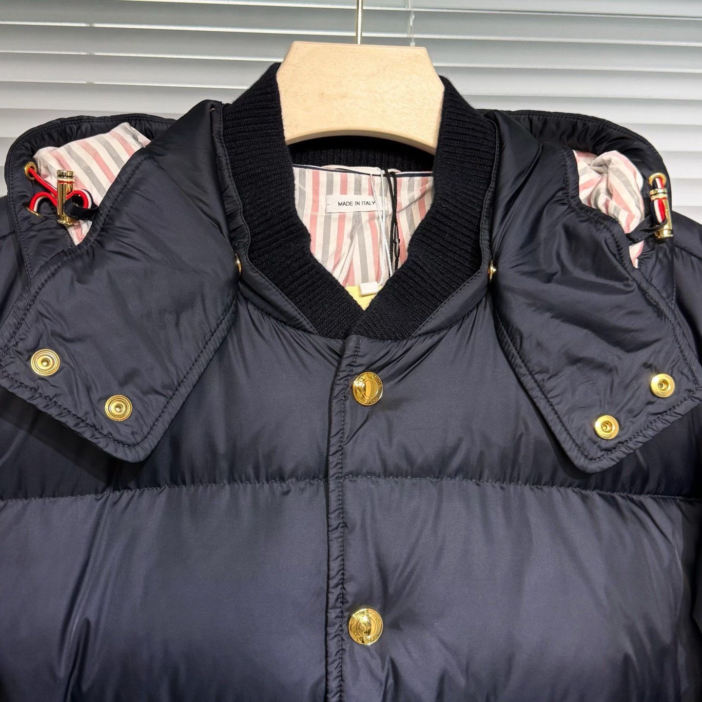 Thom Browne Thom Browne Dark Blue Down Jacket Size US M / EU 48-50 / 2 - 3 Thumbnail