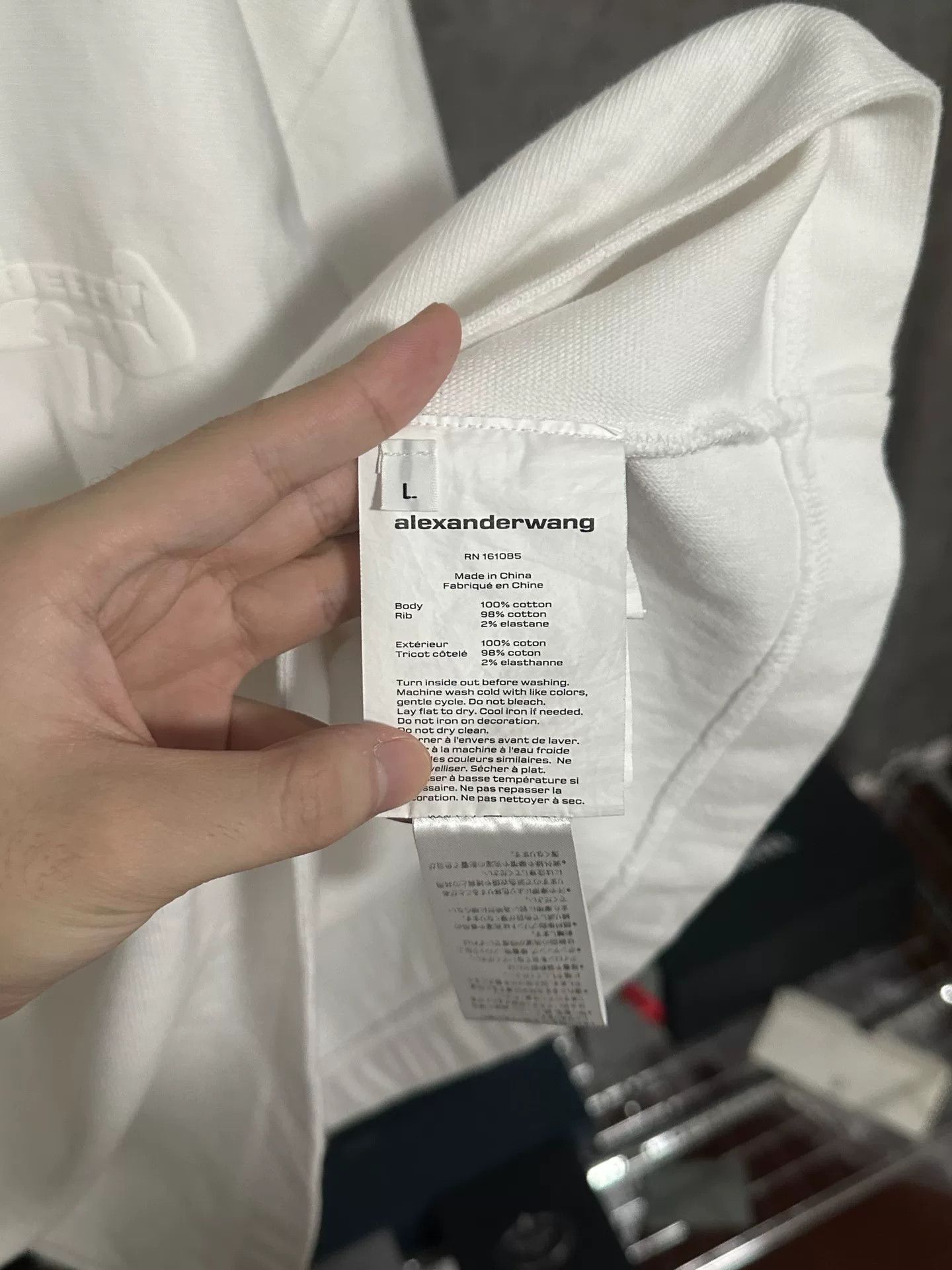 Alexander Wang Alexander Wang Logo Print Short-Sleeve T-Shirt Size US L / EU 52-54 / 3 - 4 Thumbnail