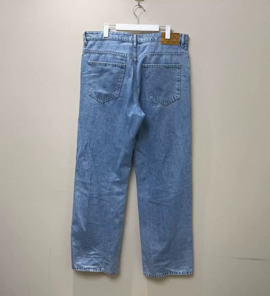 Louis Vuitton Louis Vuitton Blue Distressed Logo Jeans Size US 30 / EU 46 - 4 Thumbnail