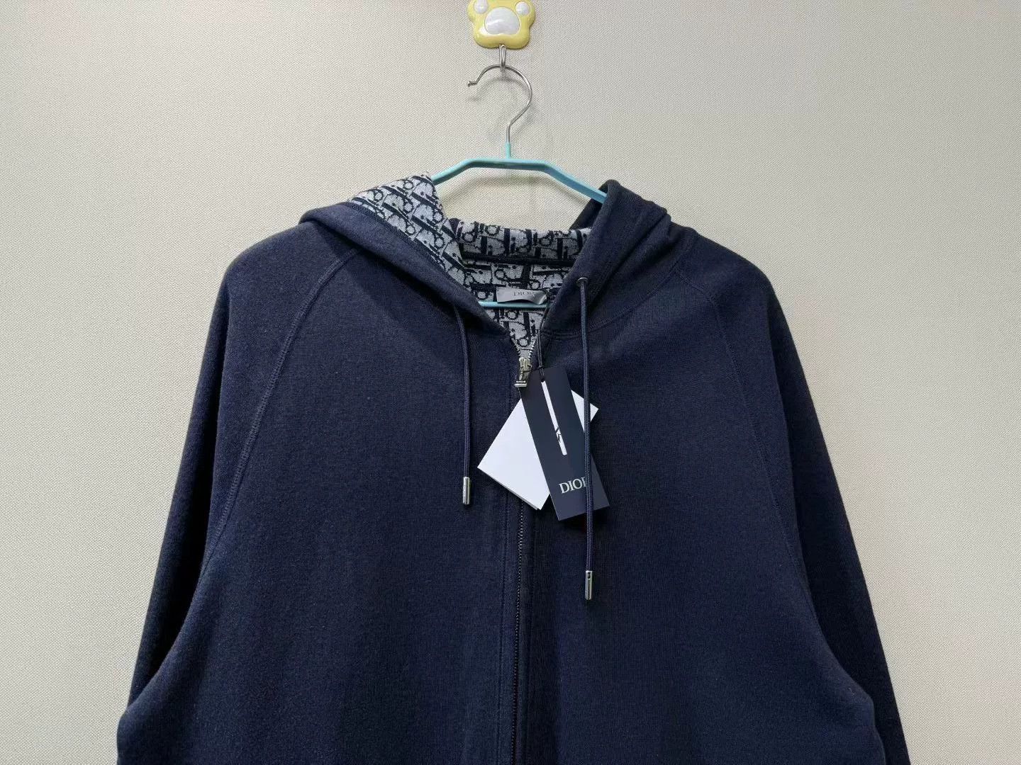 Dior DIOR Latest Dark Blue Logo Cashmere Coat Size US XXL / EU 58 / 5 - 2 Thumbnail