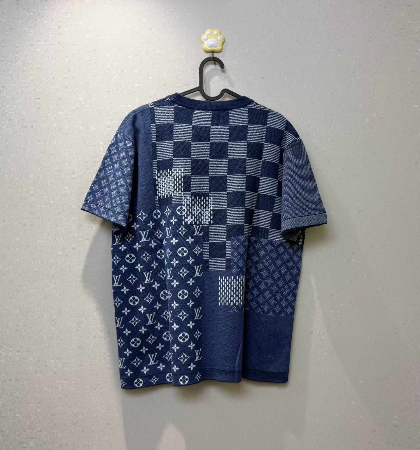 Louis Vuitton Louis Vuitton LV x Nigo Checkerboard Logo Knit Tee Size US M / EU 48-50 / 2 - 4 Thumbnail