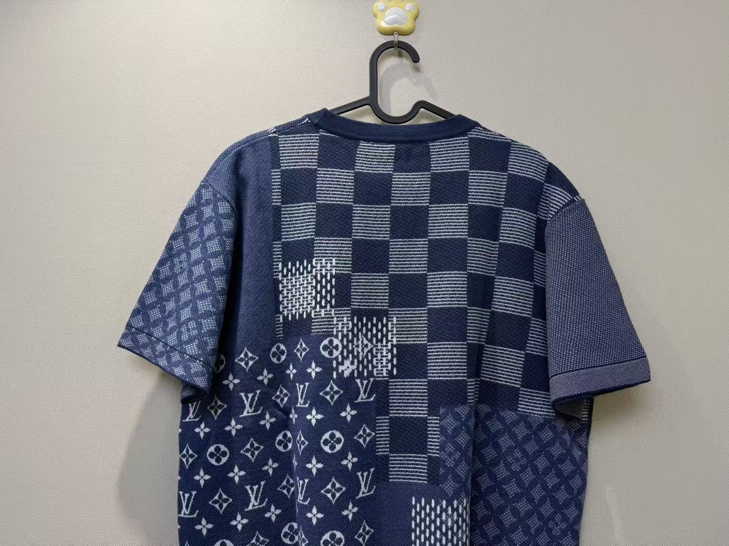Louis Vuitton Louis Vuitton LV x Nigo Checkerboard Logo Knit Tee Size US M / EU 48-50 / 2 - 5 Thumbnail
