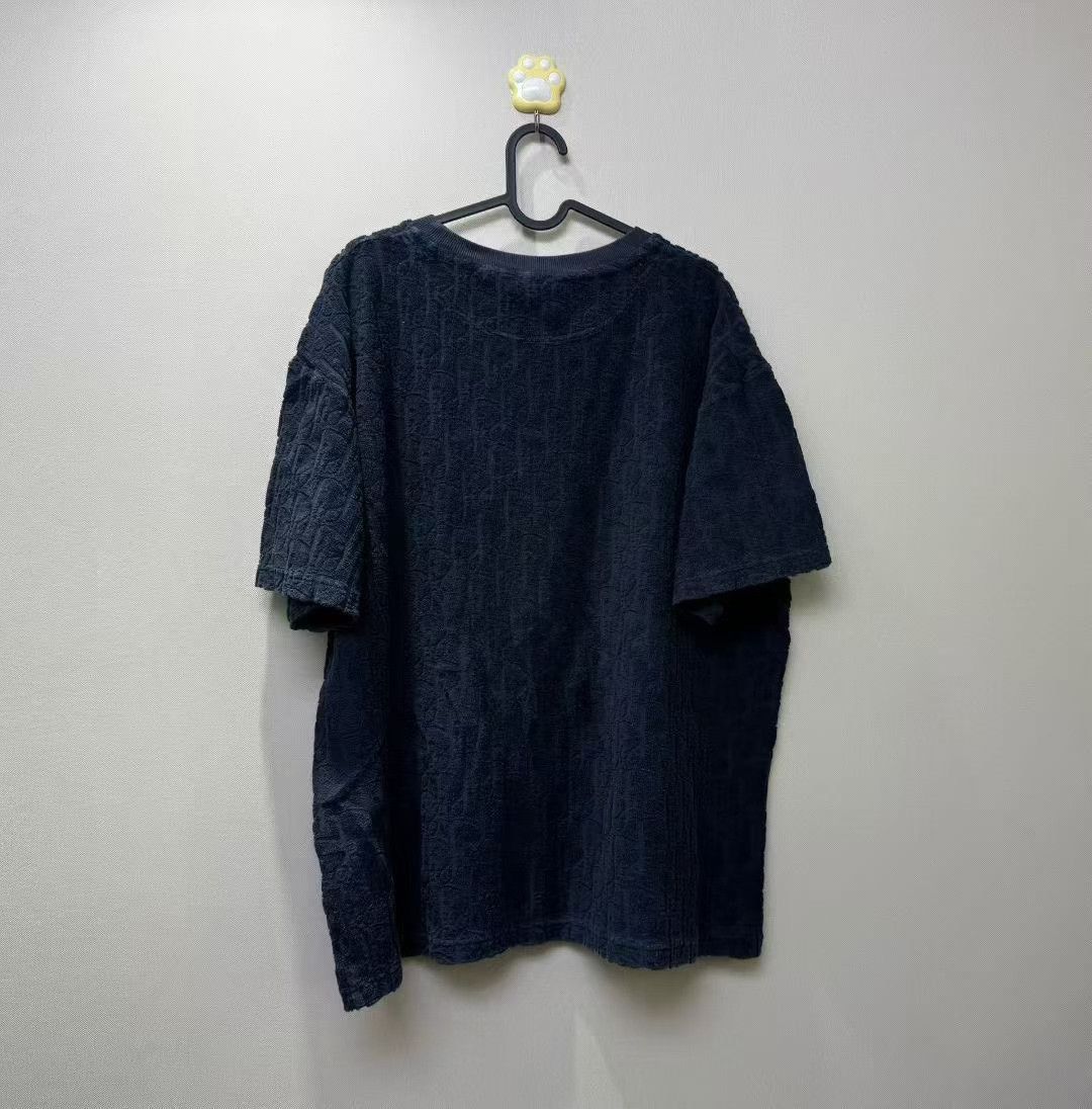 Dior DIOR Blue Logo Towel Short Sleeve Size US XXL / EU 58 / 5 - 4 Thumbnail