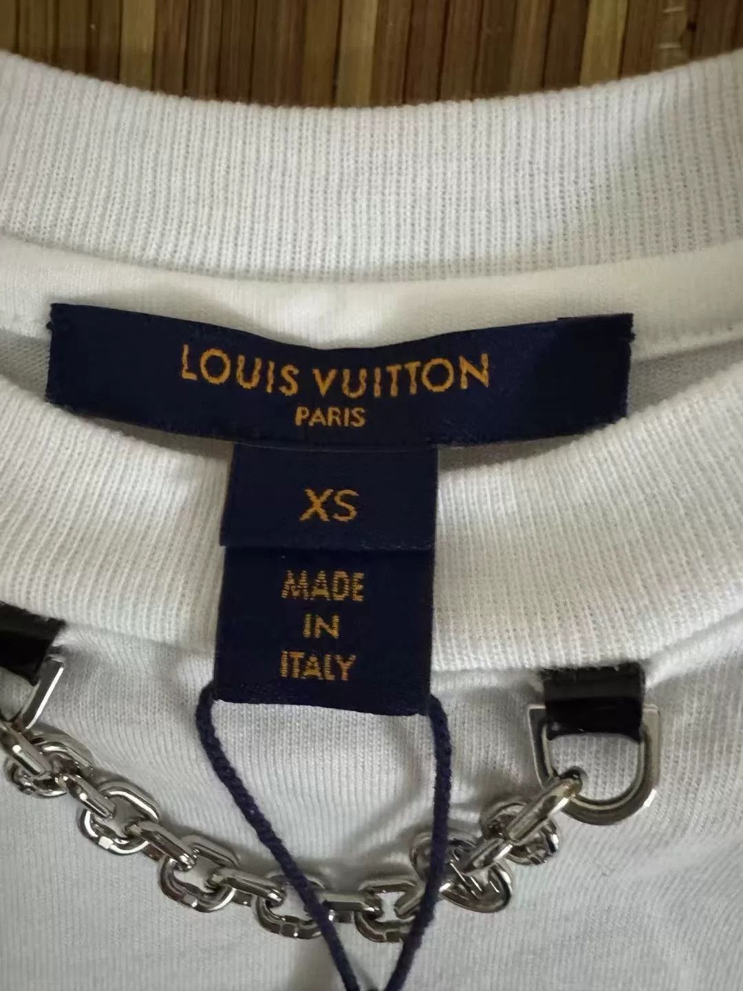 Louis Vuitton LV Chain Letter Short-Sleeve Top Size XS / US 0-2 / IT 36-38 - 3 Thumbnail