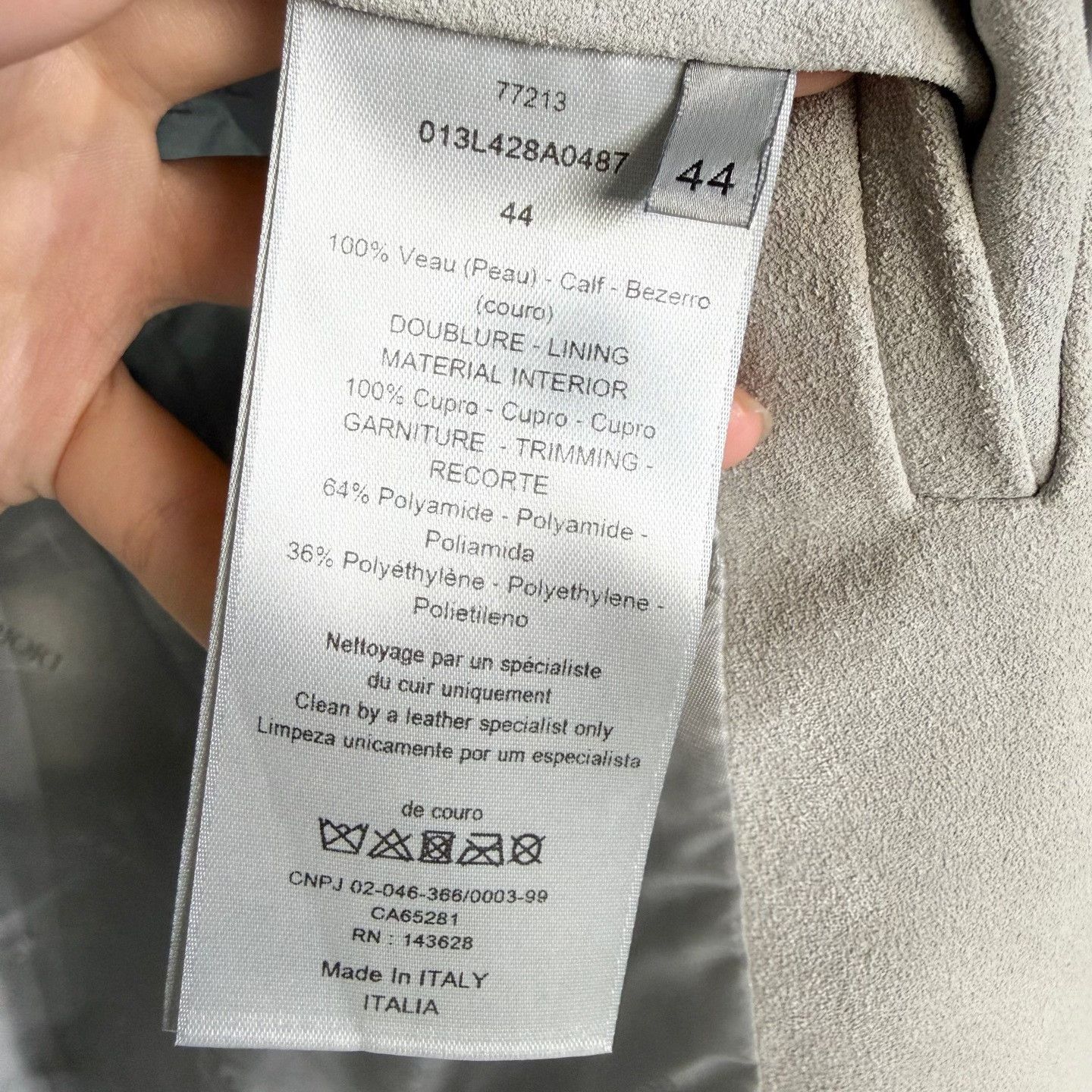 Dior Dior Leather Jacket Size 44 Size US S / EU 44-46 / 1 - 6 Thumbnail