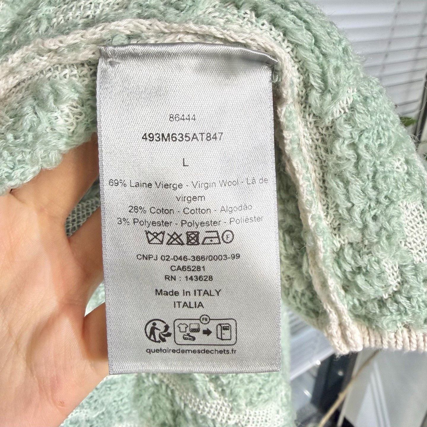 Dior Dior Spring 25 Logo Knit Sweater Size US L / EU 52-54 / 3 - 4 Thumbnail