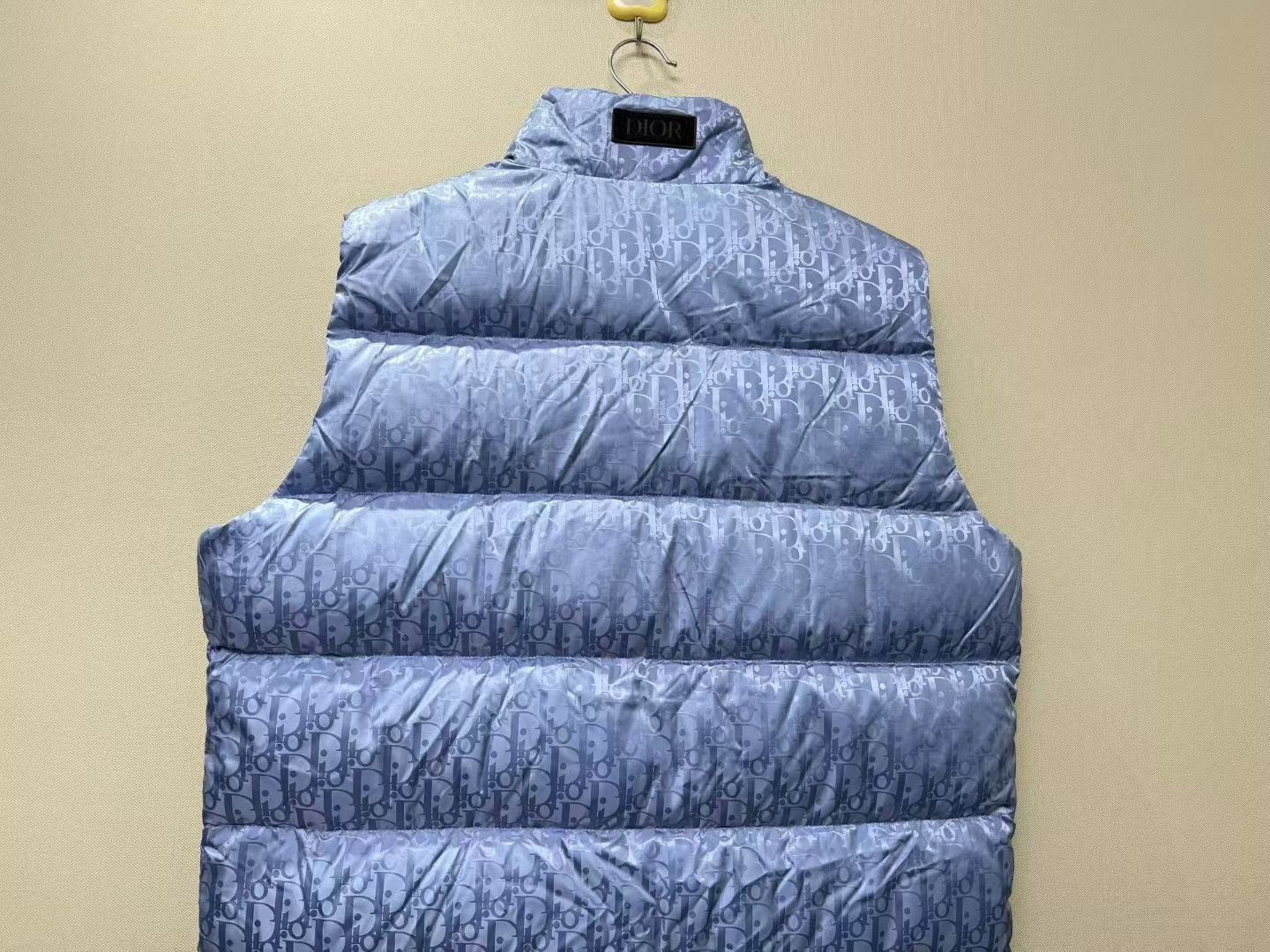 Dior DIOR Latest Haze Blue Monogram Down Vest Size US L / EU 52-54 / 3 - 5 Thumbnail