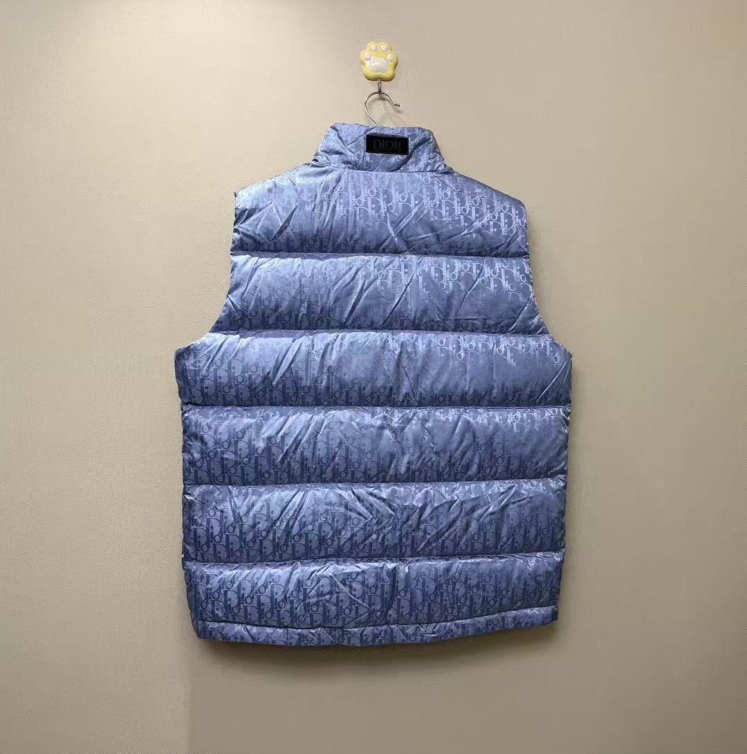Dior DIOR Latest Haze Blue Monogram Down Vest Size US L / EU 52-54 / 3 - 4 Thumbnail