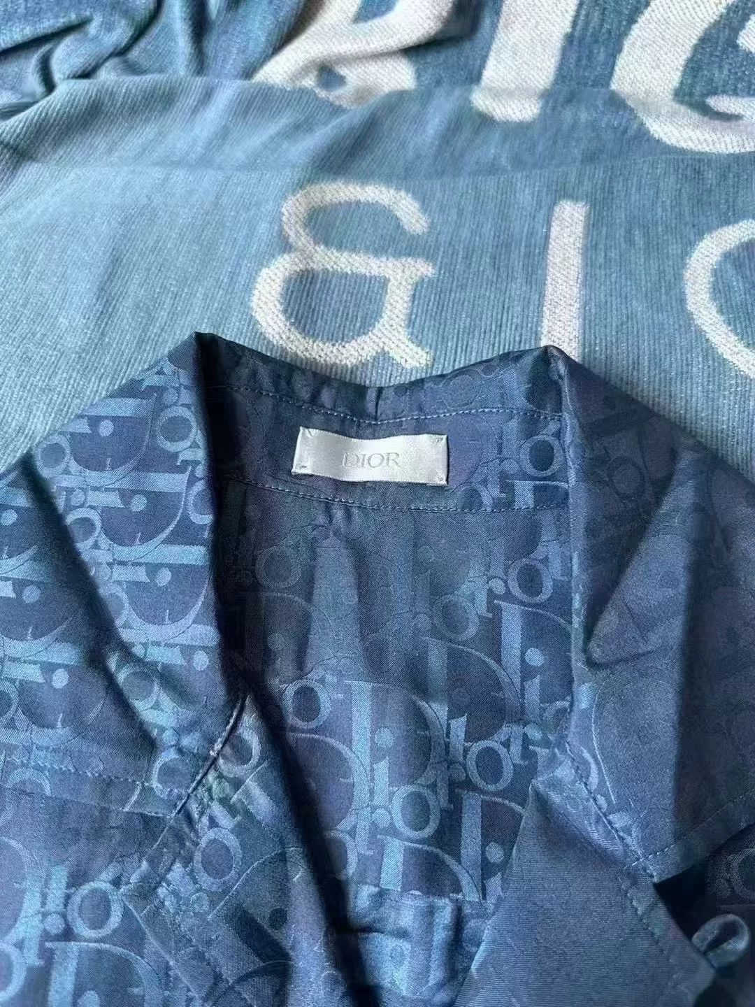 Dior Dior All-over Print Short-sleeve Shirt Size US M / EU 48-50 / 2 - 5 Thumbnail