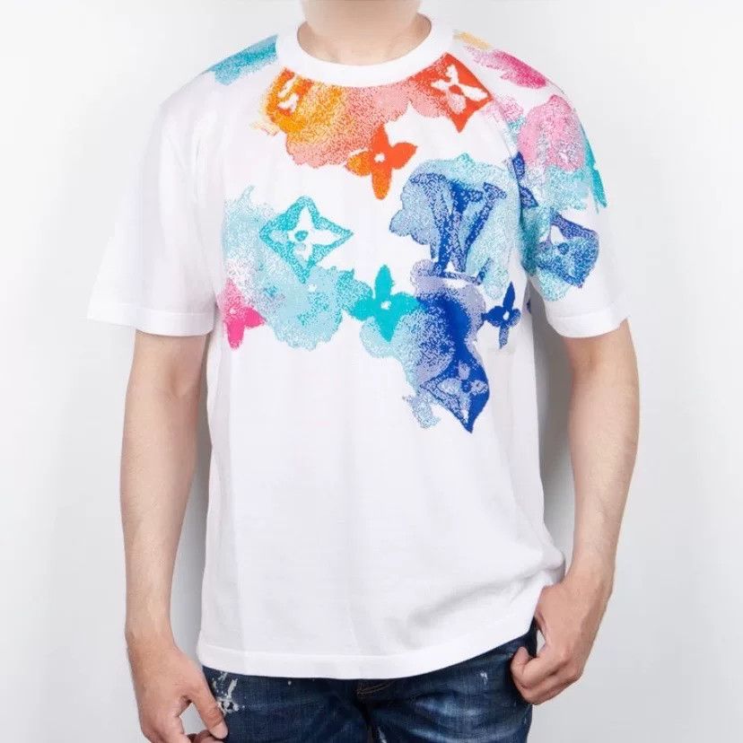Louis Vuitton Louis Vuitton Knit Short-Sleeve Logo Tee Size US S / EU 44-46 / 1 - 7 Thumbnail
