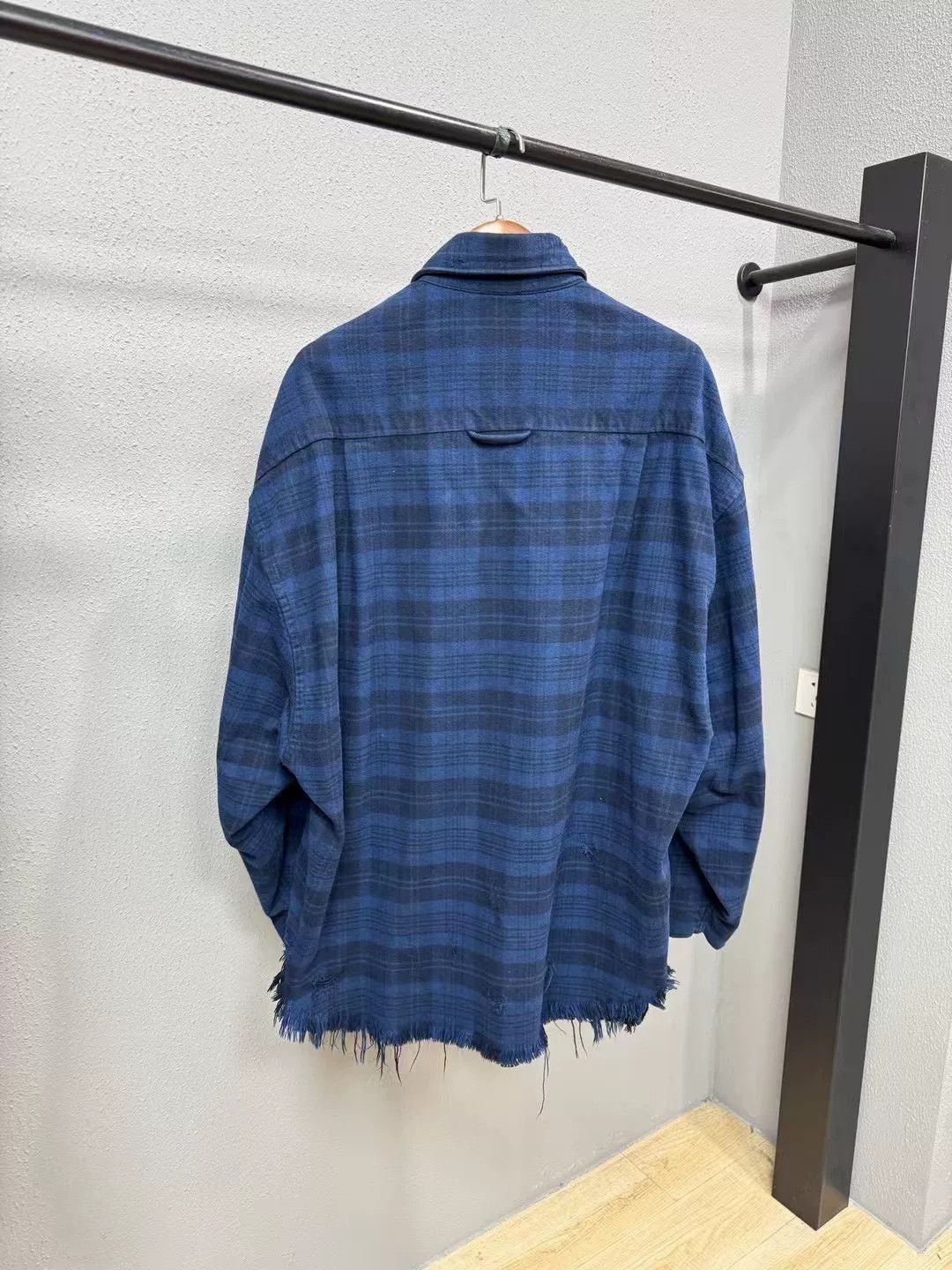 Balenciaga Balenciaga Distressed Quilted Shirt Size US S / EU 44-46 / 1 - 2 Thumbnail