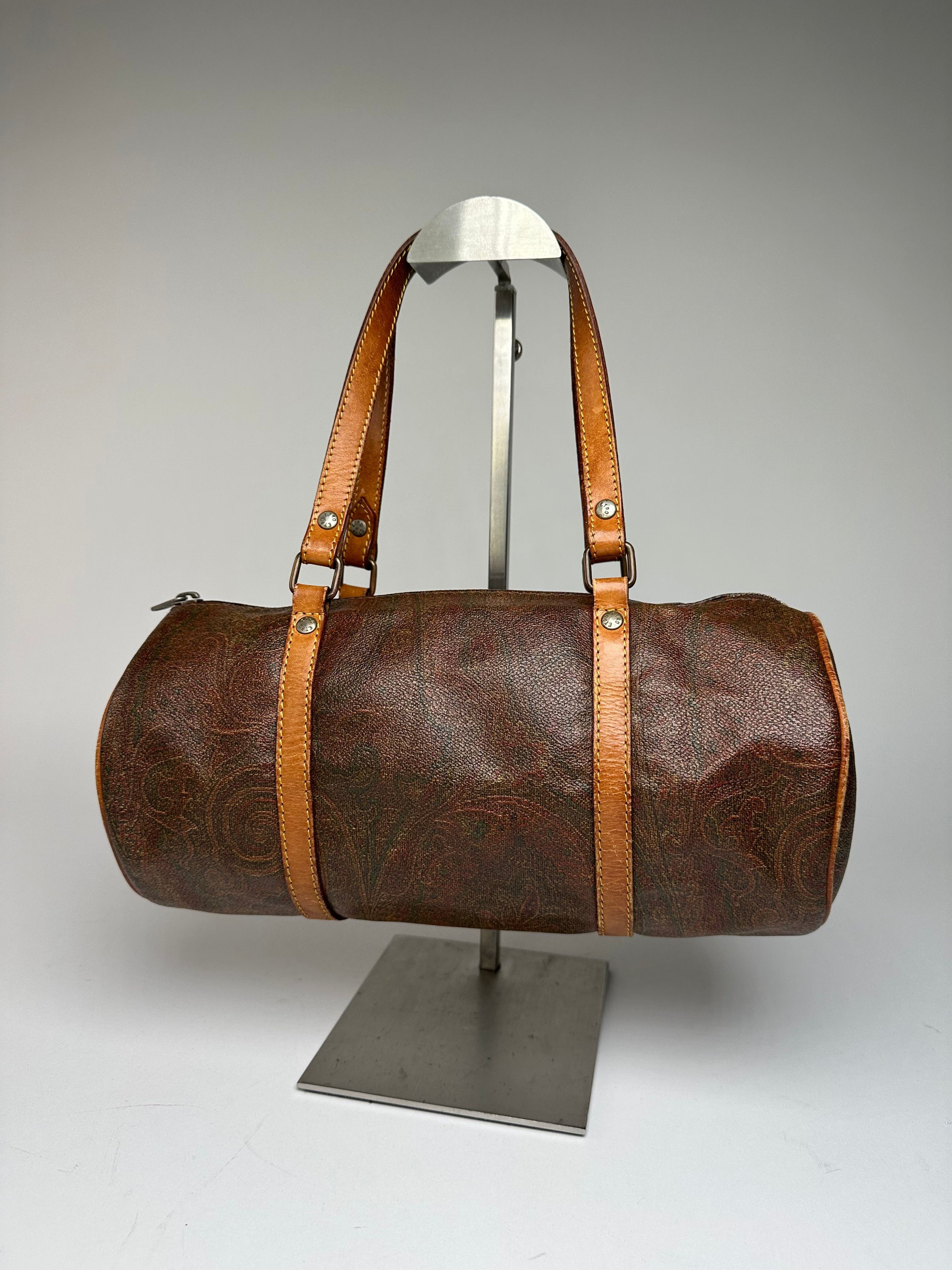 Etro Vintage Paisley Bownling Bag Orange Brown Size ONE SIZE - 5 Thumbnail