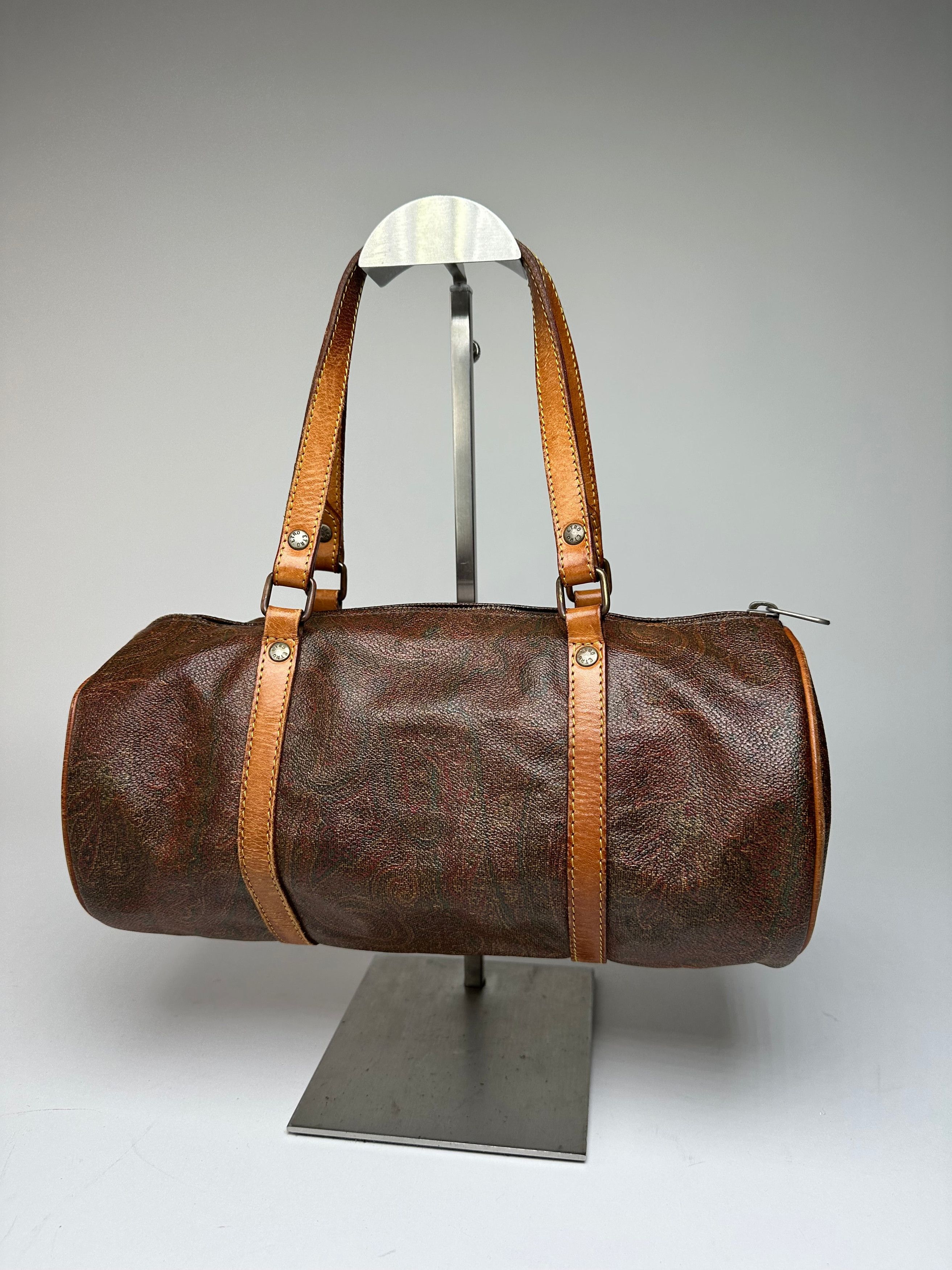 Etro Vintage Paisley Bownling Bag Orange Brown Size ONE SIZE - 2 Thumbnail