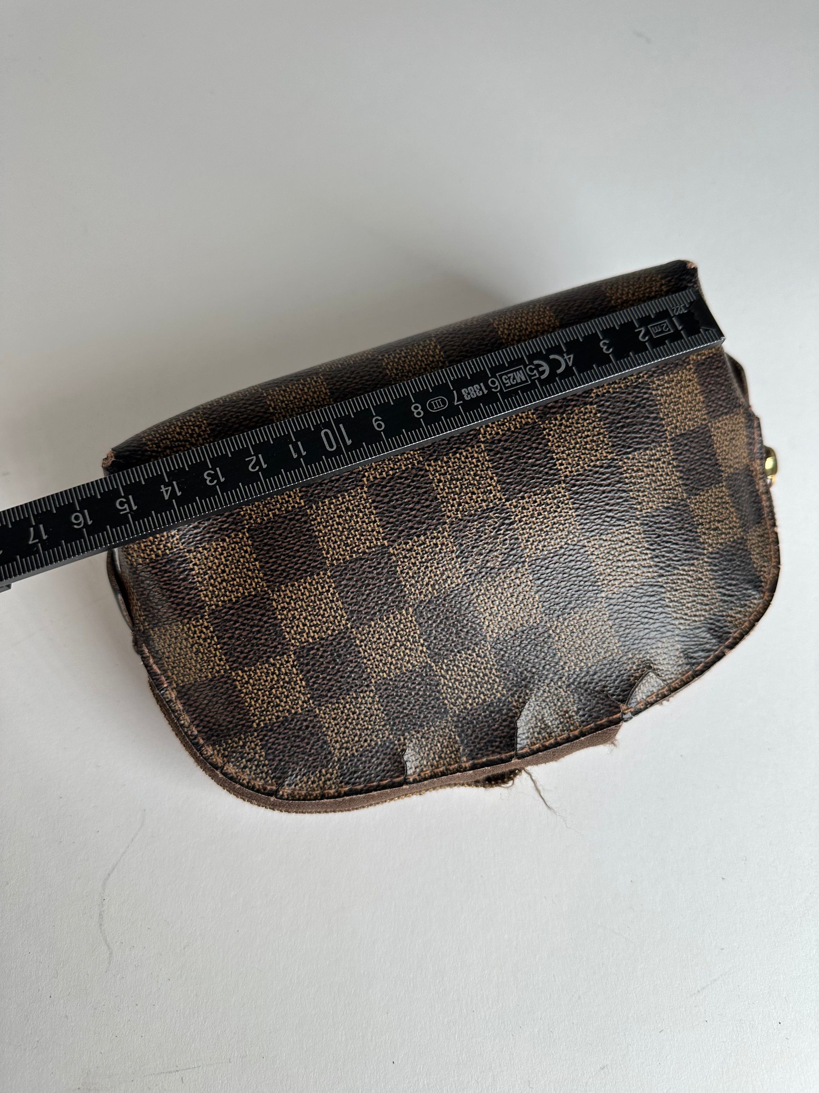Louis Vuitton Vintage Damier Monogram Leather Clutch / Mini Bag Brown Size ONE SIZE - 12 Thumbnail