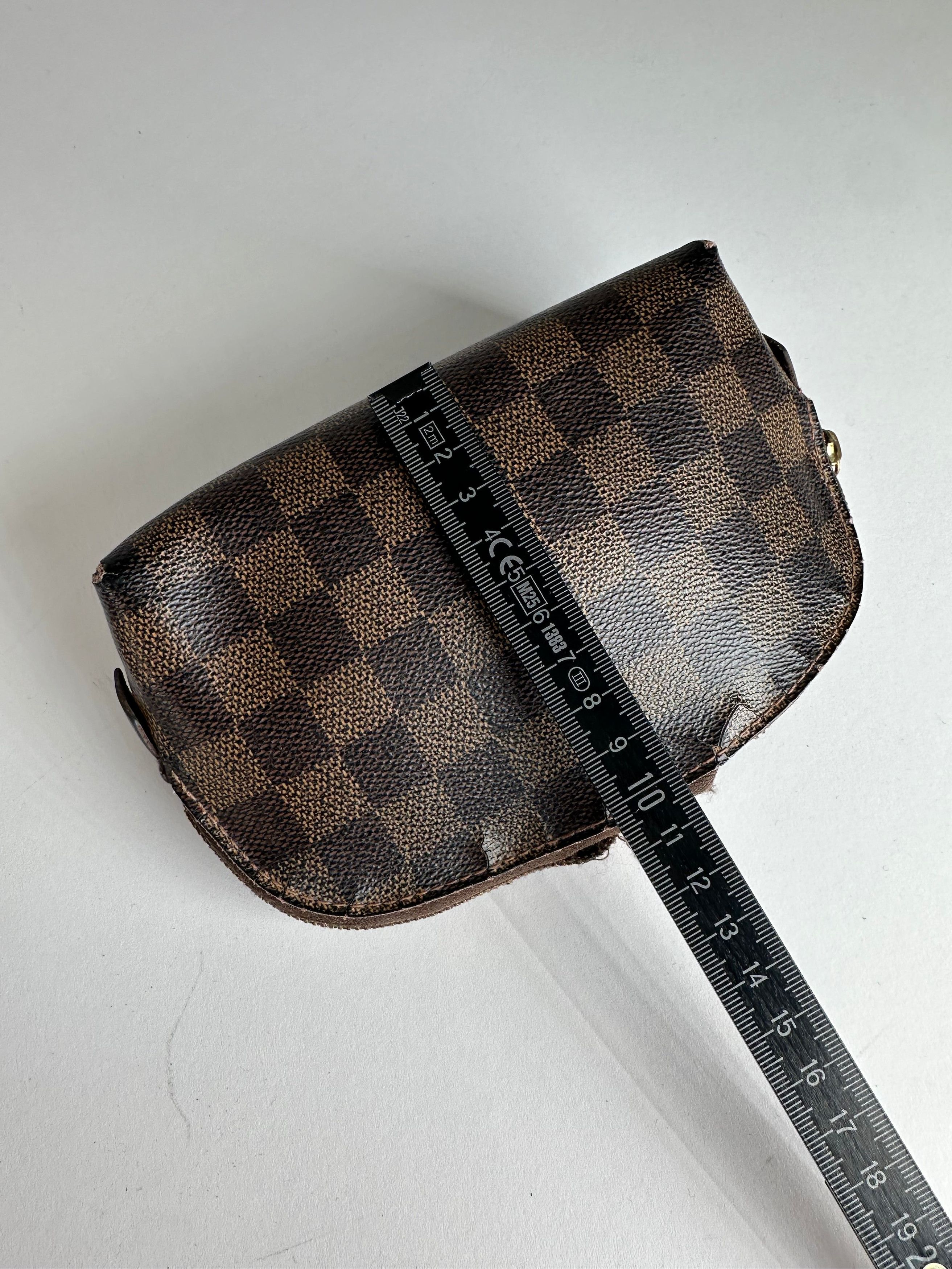 Louis Vuitton Vintage Damier Monogram Leather Clutch / Mini Bag Brown Size ONE SIZE - 11 Thumbnail