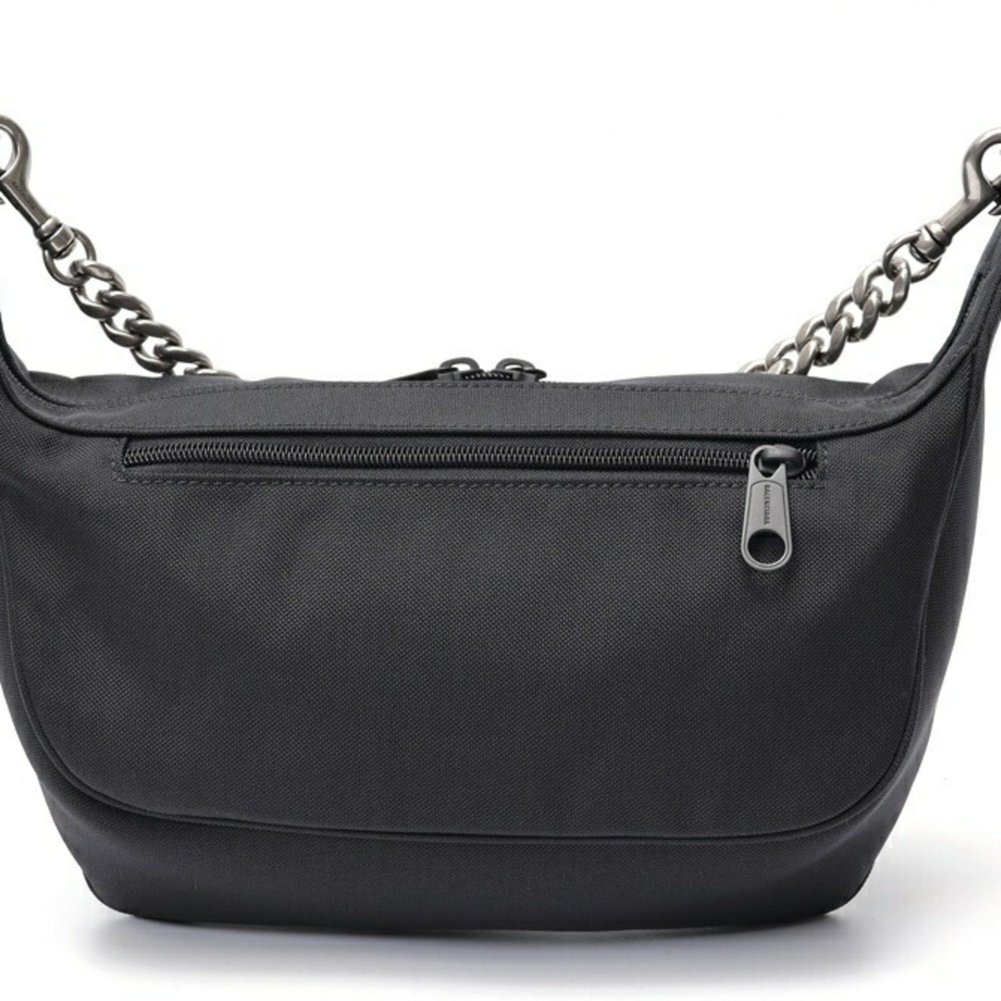 Balenciaga Balenciaga Labor Medium Chain Shoulder Bag 741080 Nylon Metal Black Size ONE SIZE - 3 Thumbnail