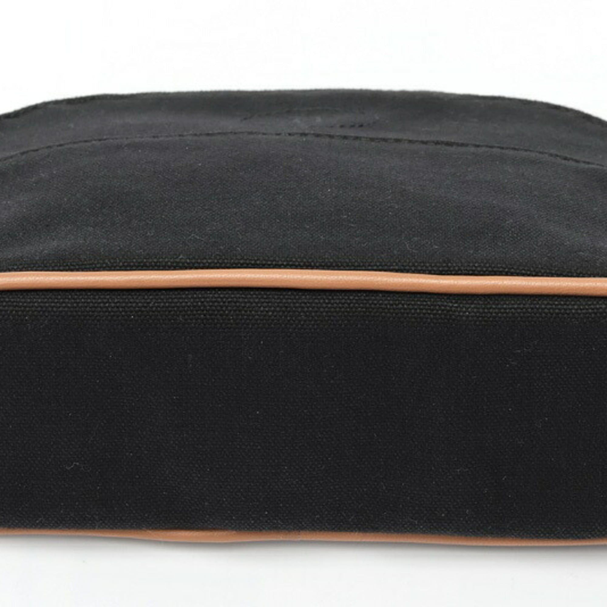 Hermes Hermes Bolide Pouch PM 20, Canvas and Leather, Black Size ONE SIZE - 3 Thumbnail
