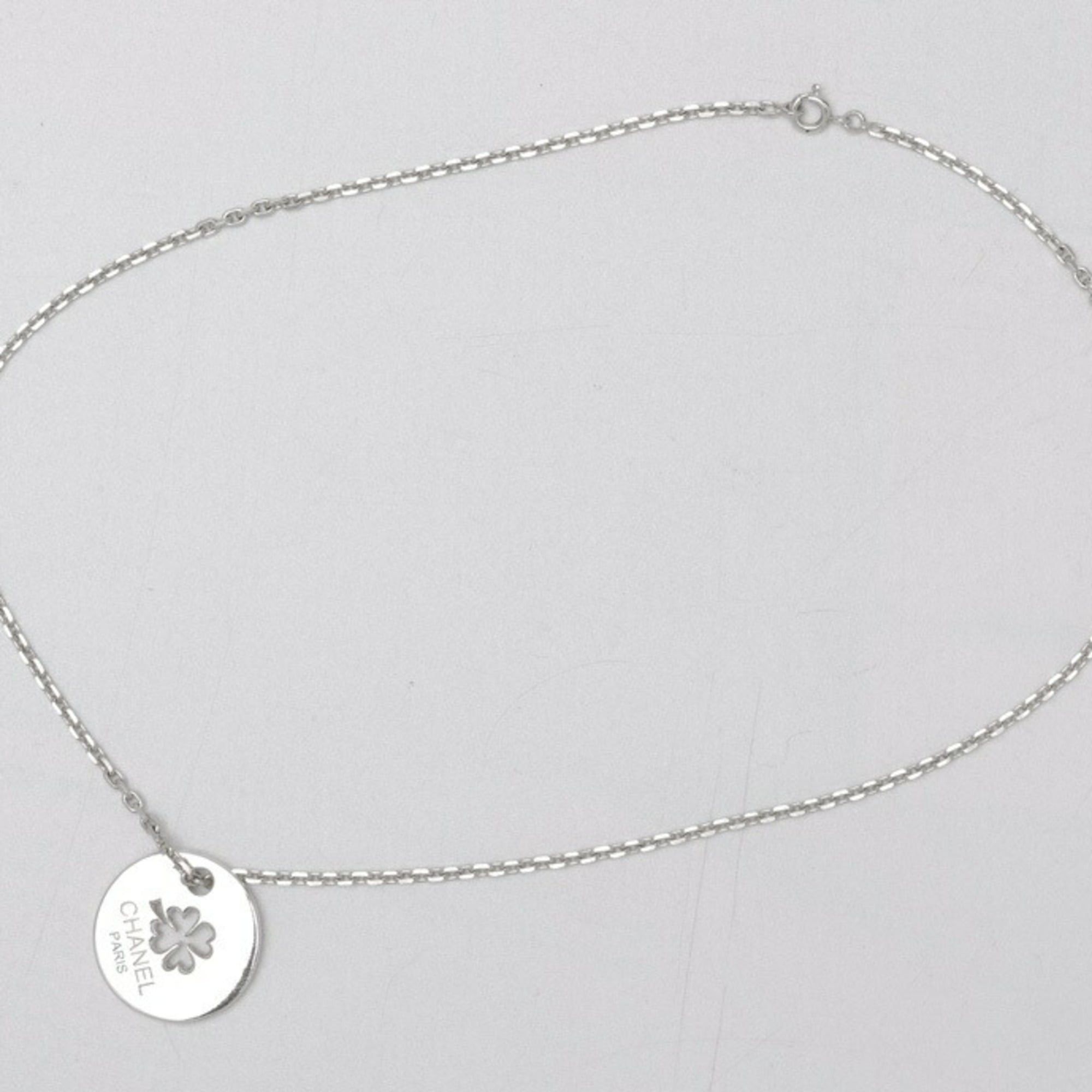Chanel Chanel necklace, Sterling Silver (925), clover motif, 44.5 cm, A-159800 Size ONE SIZE - 3 Thumbnail